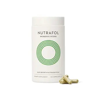 Nutrafol Women's Hair Growth Supplements, Ages 18-44, Clinically Proven for Visibly Thicker and Stronger Hair, Dermatologist Recommended - 1 Month Supply