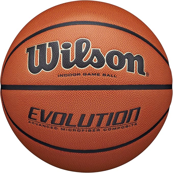WILSON Evolution Indoor Game Basketballs - Size 7